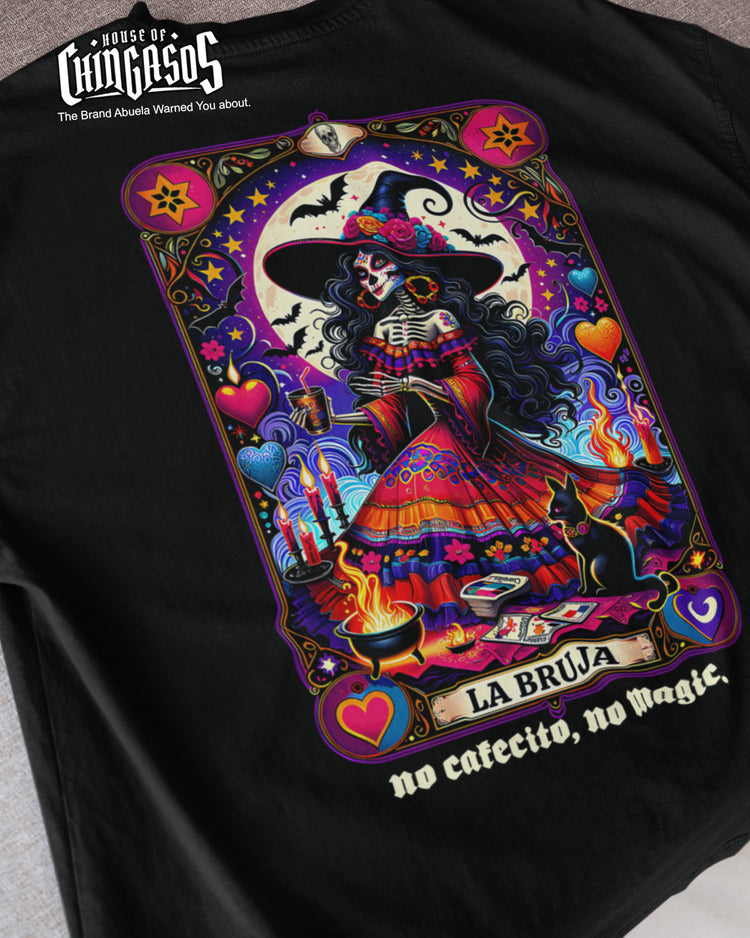 No Cafecito No Magic Bruja T-Shirt