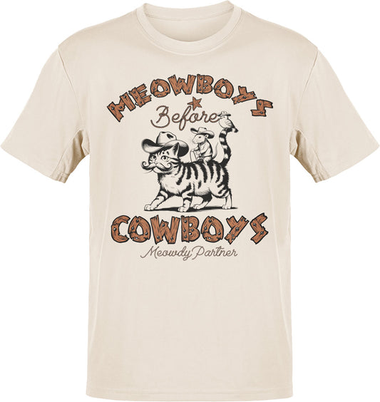 Meowboys Before Cowboys Tejano T-Shirt