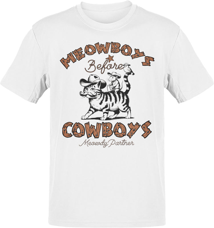 Meowboys Before Cowboys Tejano T-Shirt