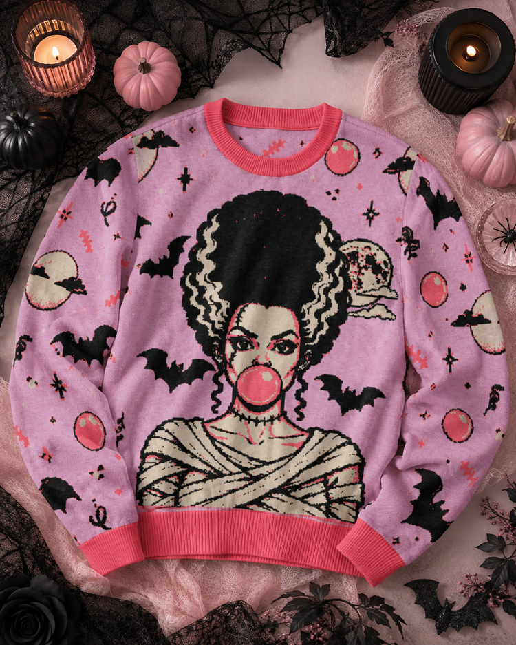 Bubble Gum Liz Knitted Sweater