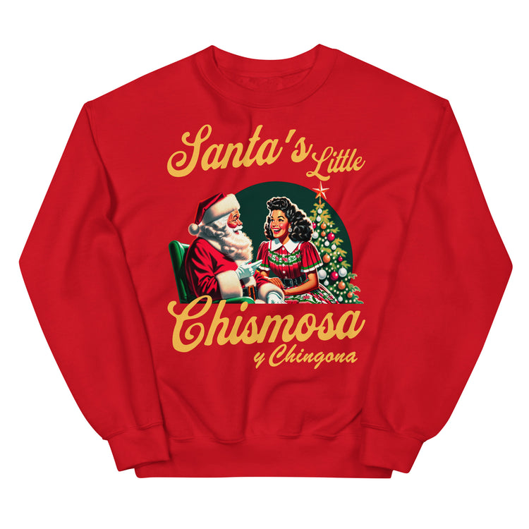 Santa's Favorite Chismosa Navidad Sweater