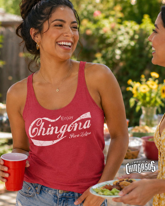 Chingona Refresco Women's Racerback Tank