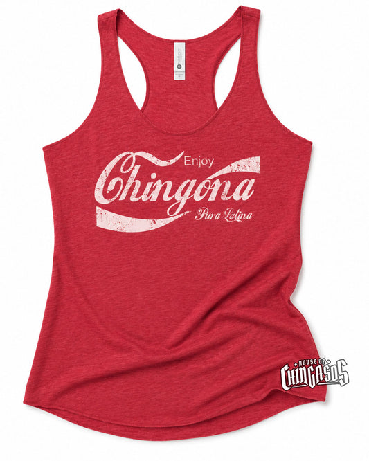 Chingona Refresco Women's Racerback Tank