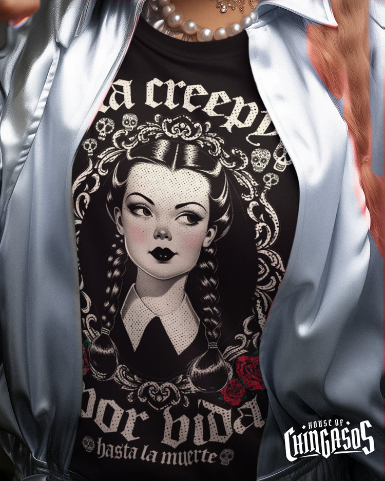 La Creepy Por Vida Goth T-Shirt