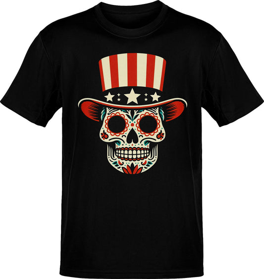 El Mexicano 4th Of July Calacas T-Shirt