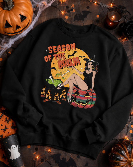 Bruja Season Premium Heritage Sweatshirt ( SIZE UP )