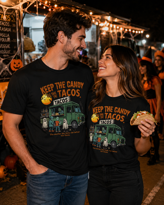 Keep The Candy - Halloween Tacos T-Shirt