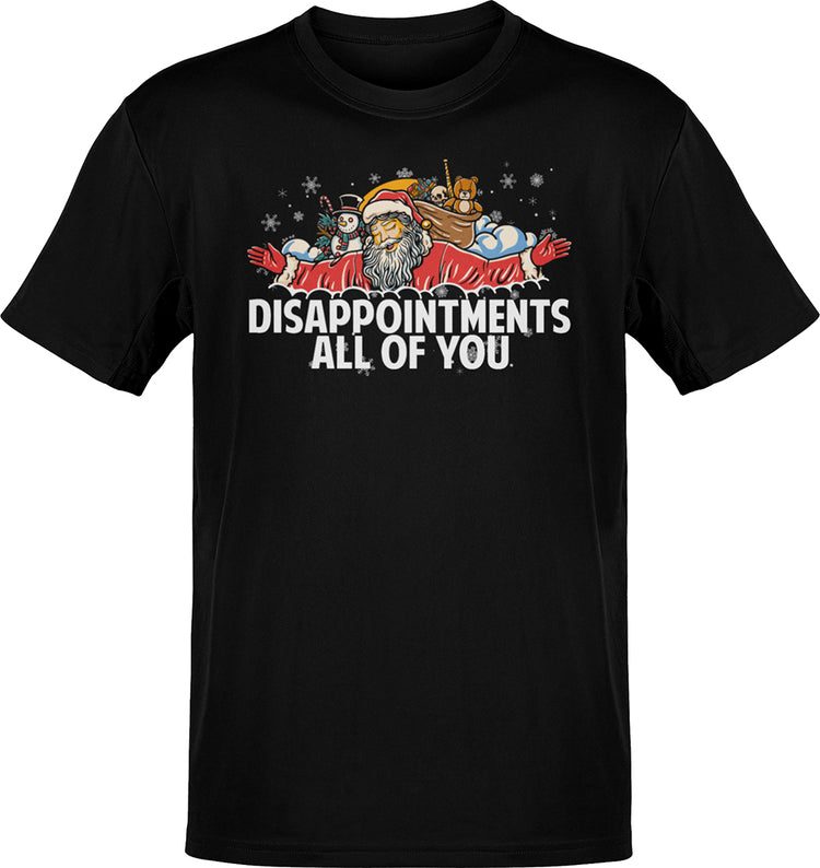 Premium Bella Canvas Disappointments All Of You Christmas T-shirt