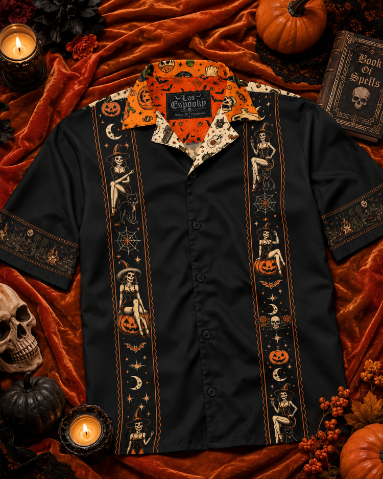 Bad Witches Club Vintage Button Up