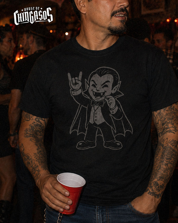 El Vampiro Old School Rocker T-Shirt