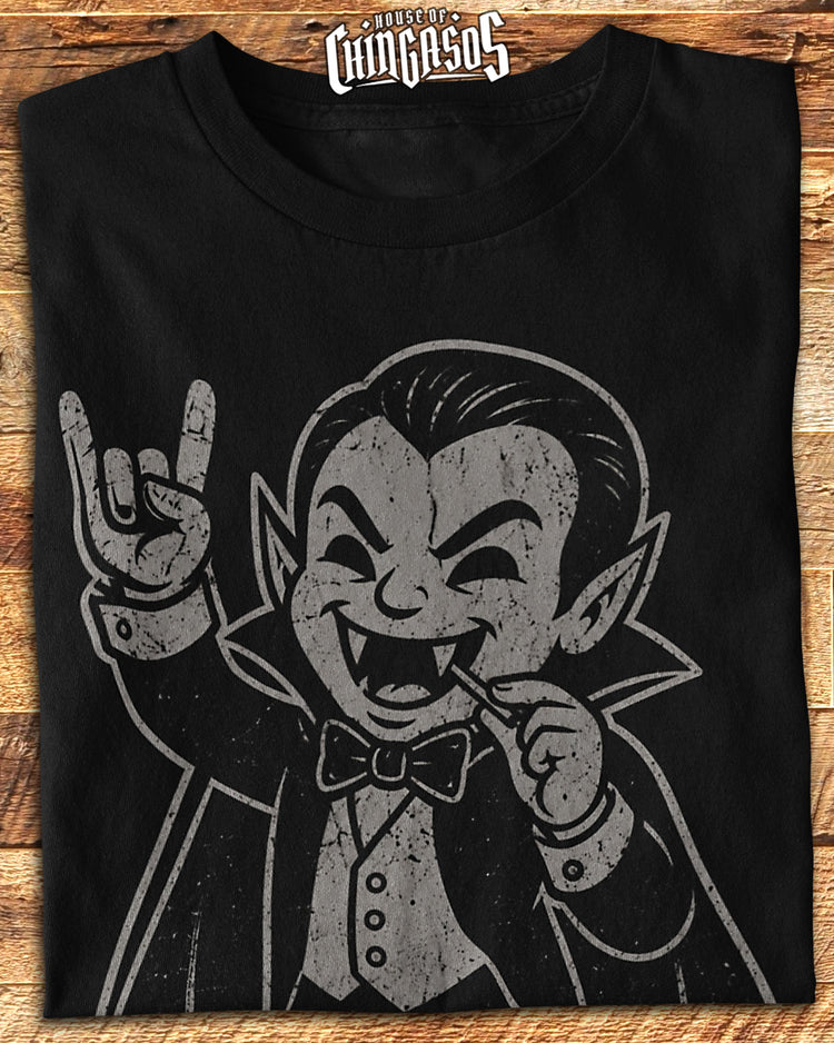 El Vampiro Old School Rocker T-Shirt