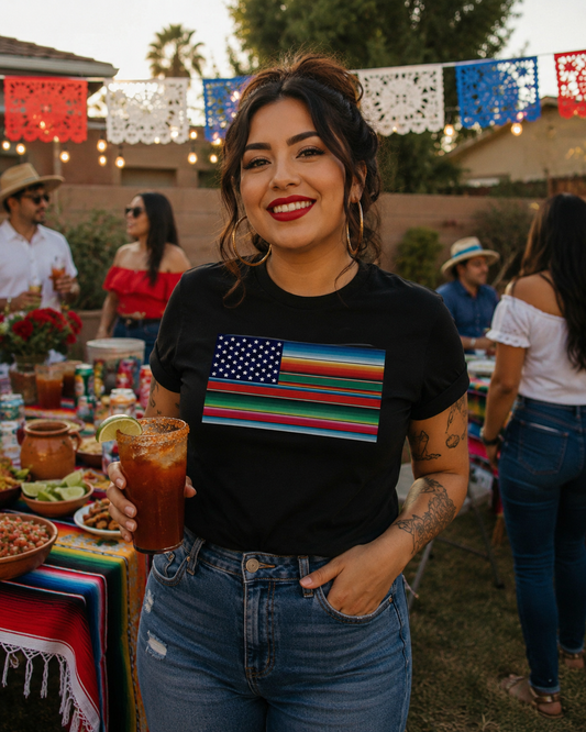 Cross-Culture OG Flag Chingon T-shirt