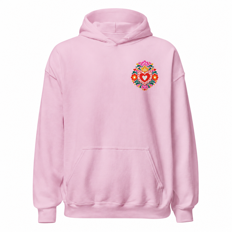More amor por favor floral Hoodie