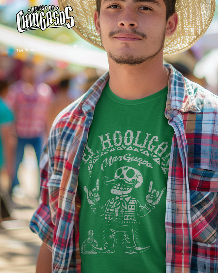 El Hooligan Mas Guapo Old School Mariachi T-shirt