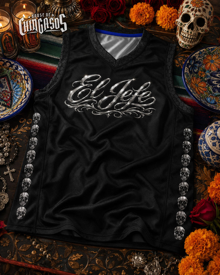 El Jefe Chrome Print Basketball Jersey
