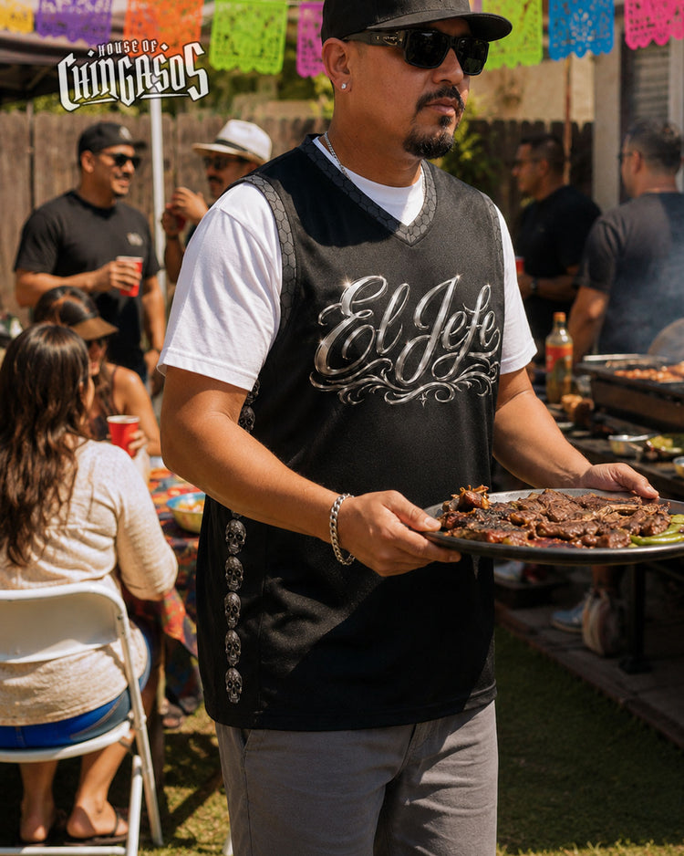 El Jefe Chrome Print Basketball Jersey