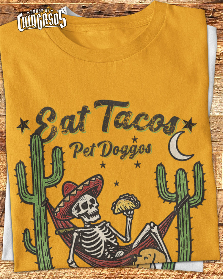 Eat Tacos Pet Doggos El Bandito T-Shirt