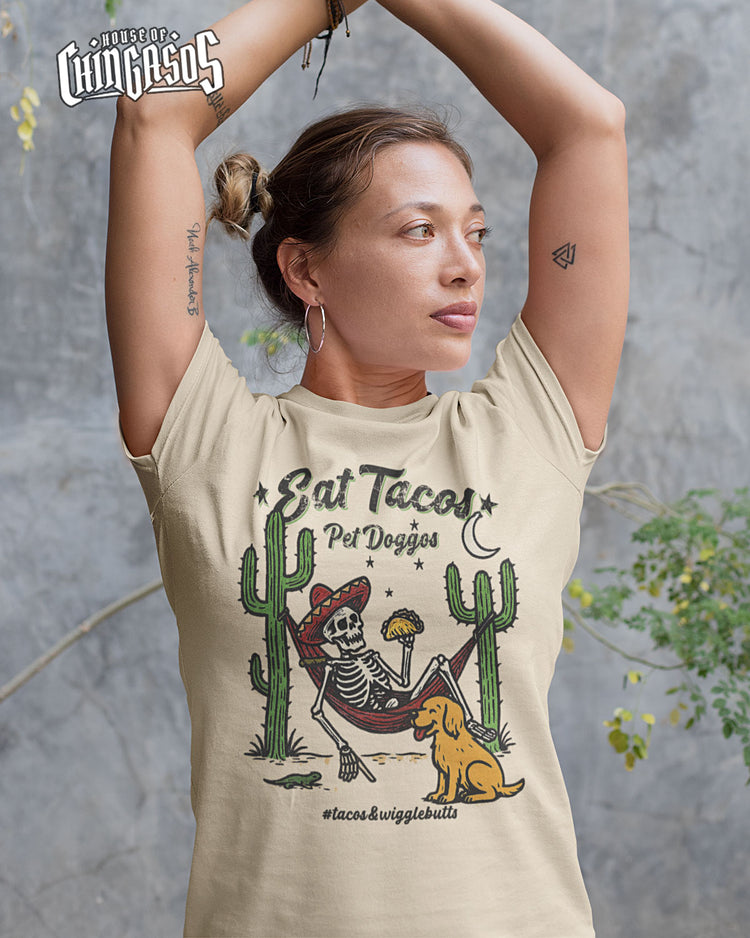 Eat Tacos Pet Doggos El Bandito T-Shirt