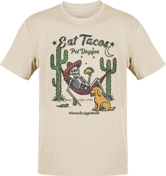 Eat Tacos Pet Doggos El Bandito T-Shirt
