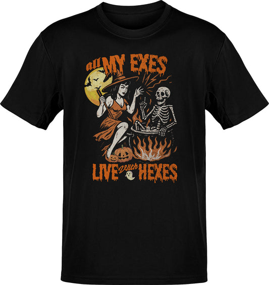 All My Exes Live With Hexes T-Shirt