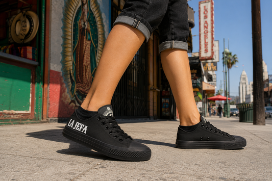 La Jefa Low Tops (Black or White Soles)
