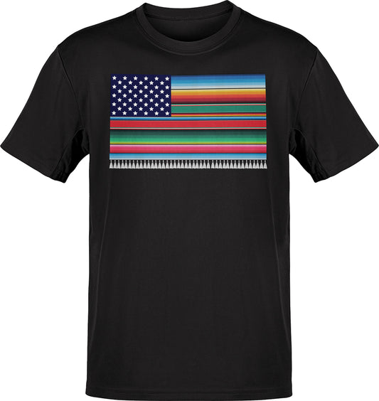 Mexcellent Old School Serape Flag T-Shirt
