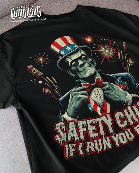 Franky Safety Chief- I Run You Run T-Shirt
