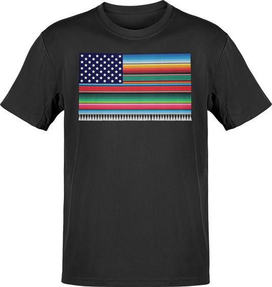 Mexcellent Old School Serape Flag T-Shirt