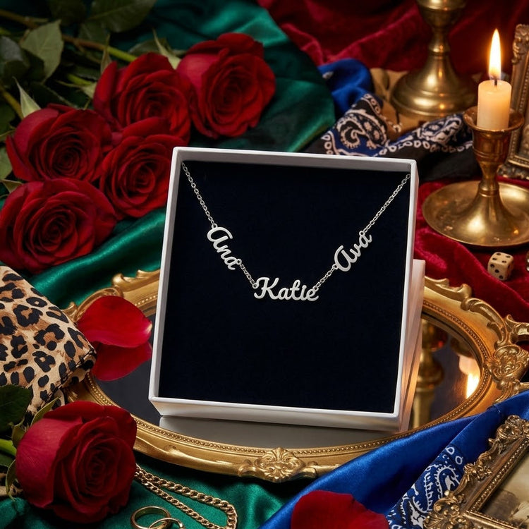 Multiple custom Name Necklace