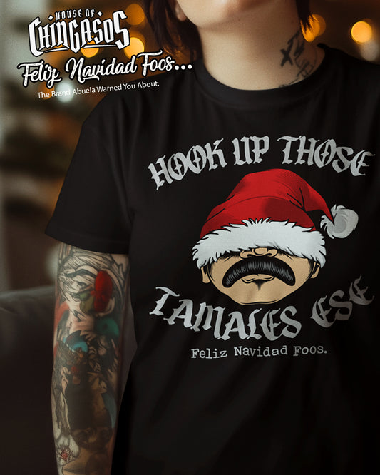 Tamale Foo Old School Navidad T-Shirt