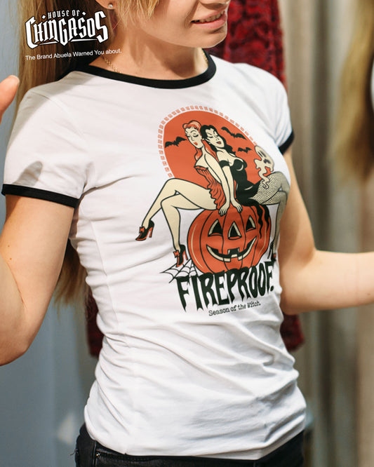Fireproof - Halloween Witches Ringer Tee
