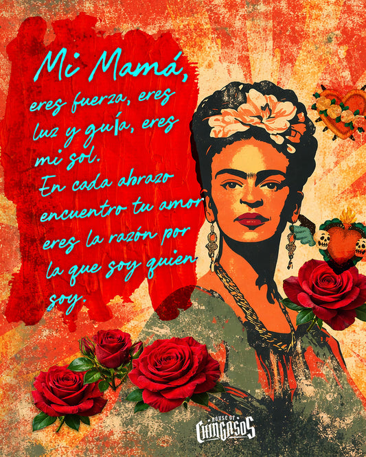Mi Mamá Poetry Canvas Print 16" * 20"