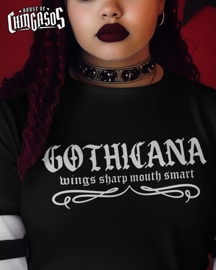 Gothicana Wings Sharp Mouth Smart T-Shirt