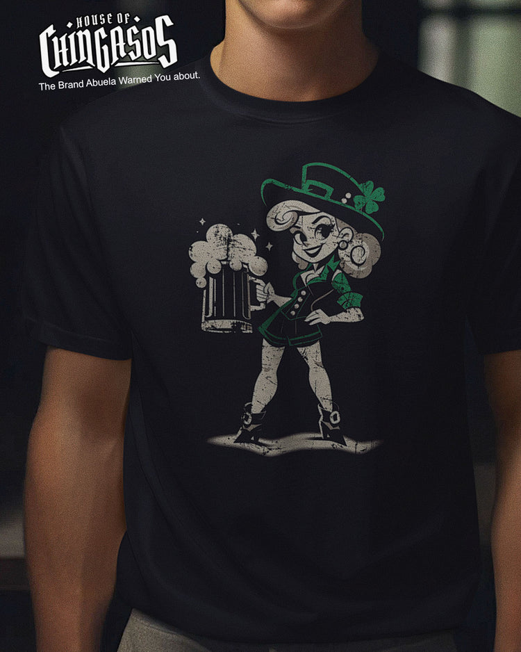 The Drink Up Lassie Old School T-Shirt