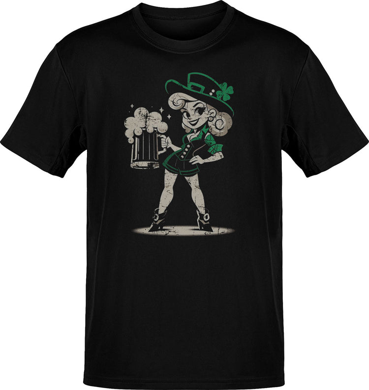 The Drink Up Lassie Old School T-Shirt