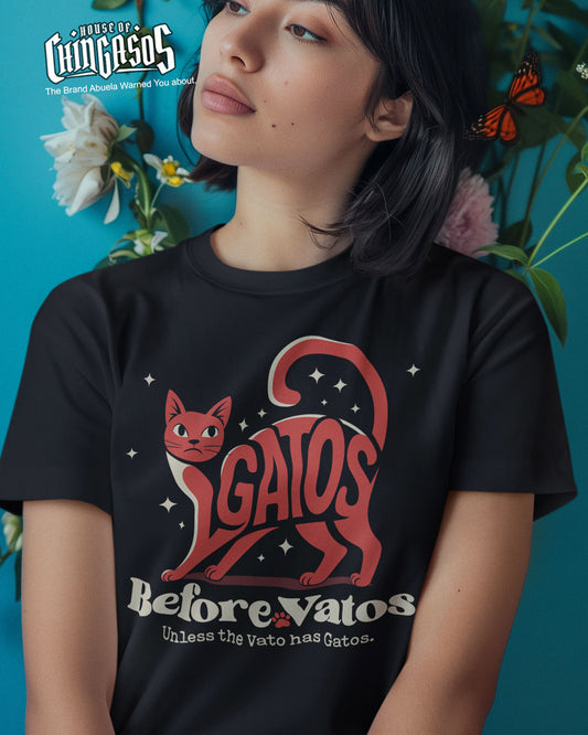 Gatos Before Vatos T-Shirt