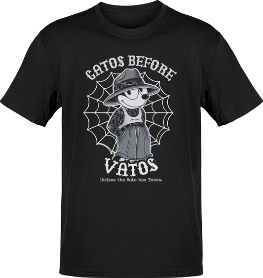 Gatos Before Vatos Old School T-Shirt