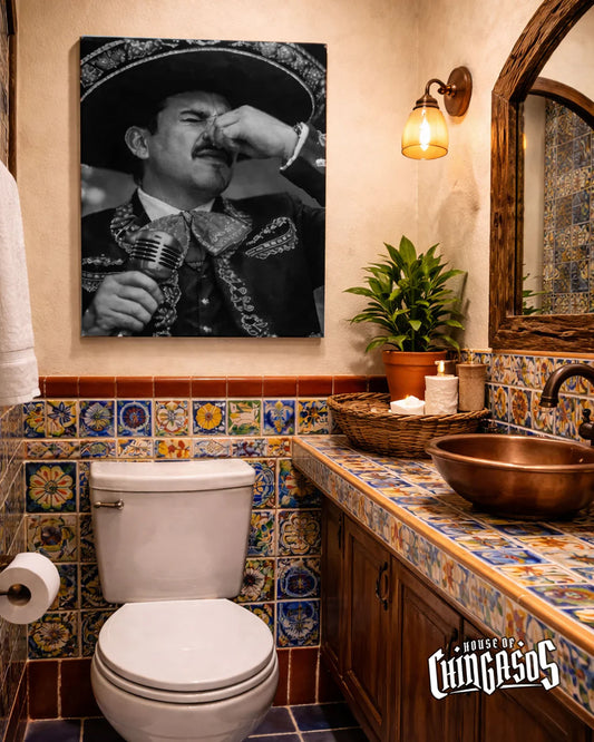 El Mariachi Guacala Bathroom Art- True Canvas 16"*20"