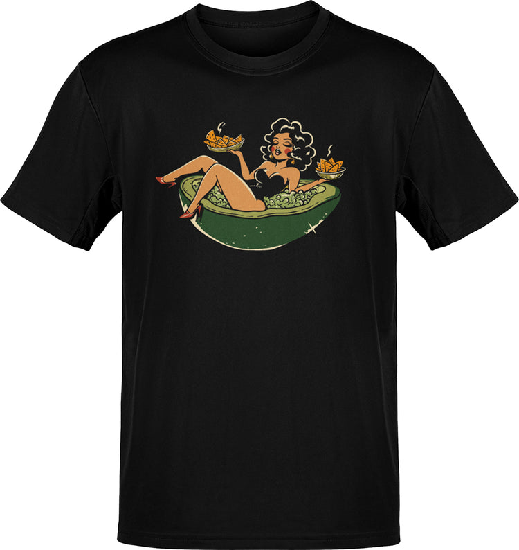 Guacamole Chingona Pinup Tattoo T-Shirt