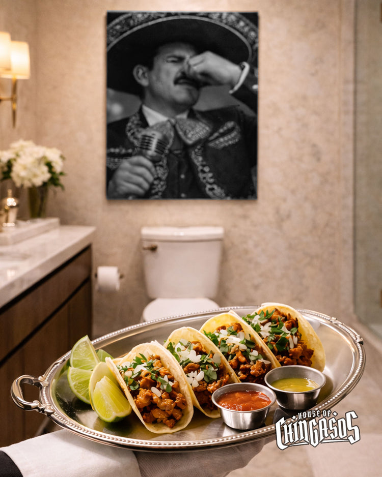 El Mariachi Guacala Bathroom Art- Real Canvas 16"*20"