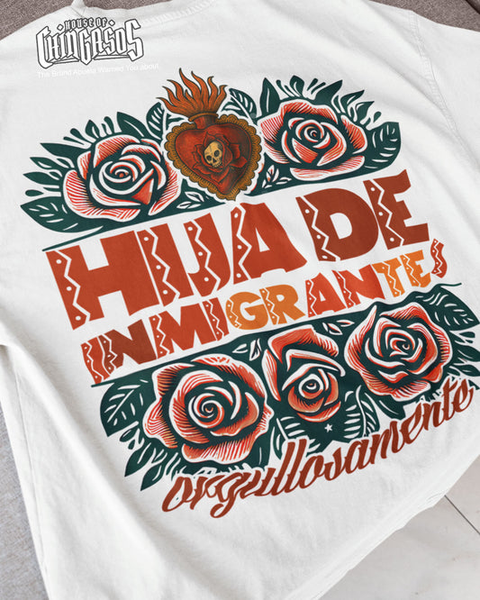 Hija De Immigrantes Orgullosamente Tee