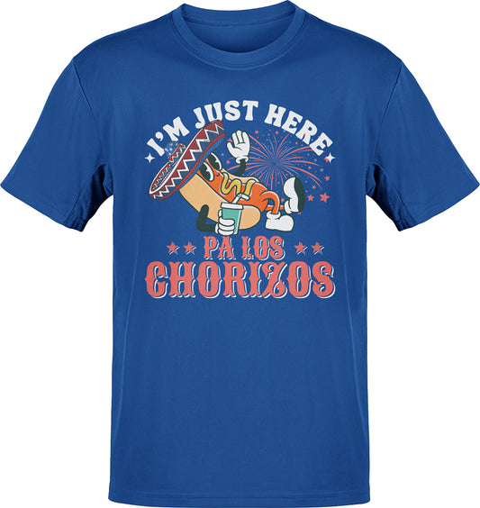 Premium Just Here Pa Los Chorizos 4th Of July Tee