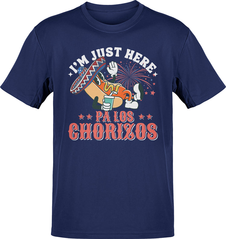 Premium Just Here Pa Los Chorizos 4th Of July Tee