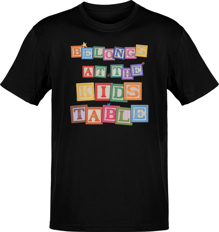 Premium Belongs At The Kids Table Thanksgiving T-shirt