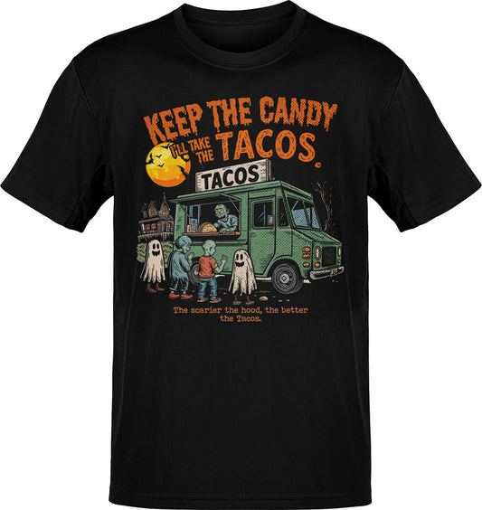 Keep The Candy - Halloween Tacos T-Shirt