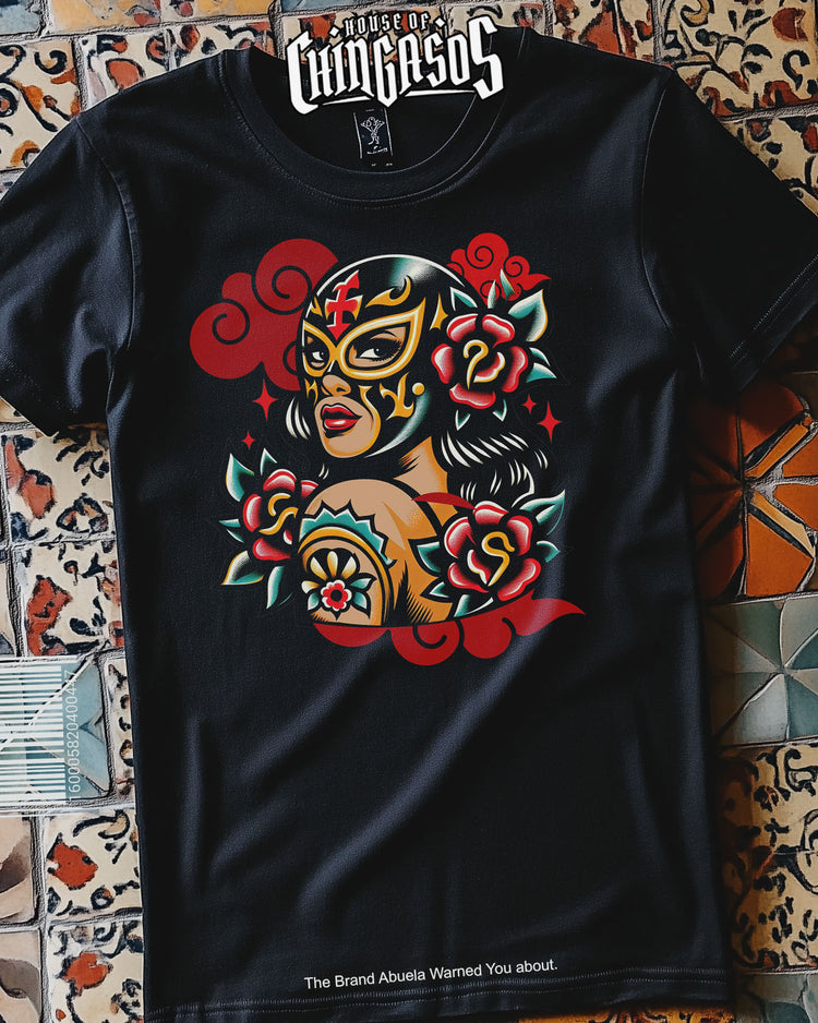 Luchadora Latina Power T-Shirt