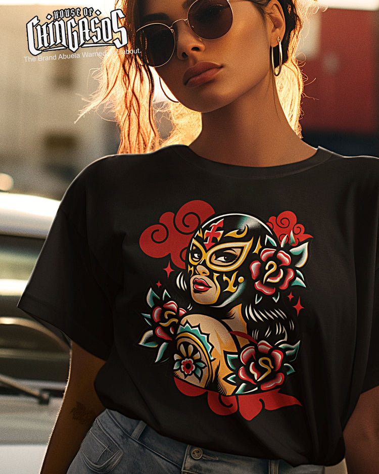 Luchadora Latina Power T-Shirt