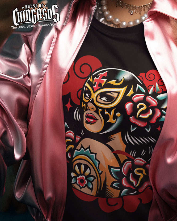 Luchadora Latina Power T-Shirt