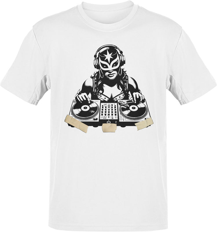 Luchadora DJ Art De La Calle™ T-Shirt