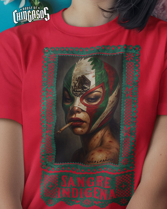 Sangre Indigena Luchadora Tee